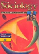 Sociology: The Study of Human Relationships di W. Laverne Thomas edito da Henry Holt & Company