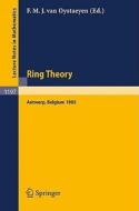 Ring Theory edito da Springer Berlin Heidelberg