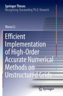 Efficient Implementation of High-Order Accurate Numerical Methods on Unstructured Grids di Wanai Li edito da Springer Berlin Heidelberg