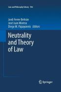 Neutrality and Theory of Law edito da Springer Netherlands