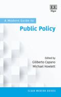 A Modern Guide To Public Policy edito da Edward Elgar Publishing Ltd