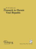 Research in Chronic Viral Hepatitis edito da Springer Vienna