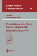 From Natural to Artificial Neural Computation edito da Springer Berlin Heidelberg