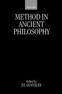 Method in Ancient Philosophy edito da OUP Oxford