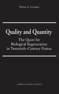Quality and Quantity di William H. Schneider edito da Cambridge University Press
