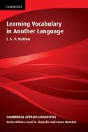 Learning Vocabulary in Another Language di I. S. P. Nation edito da Cambridge University Press