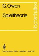 Spieltheorie di G. Owen edito da Springer Berlin Heidelberg
