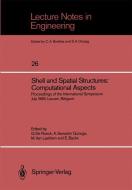 Shell and Spatial Structures: Computational Aspects edito da Springer Berlin Heidelberg