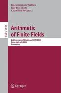 Arithmetic of Finite Fields edito da Springer Berlin Heidelberg