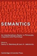 Semantics di Daniel Steinberg, Danny D. Steinberg, Leon A. Jakobovits edito da Cambridge University Press