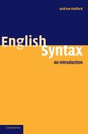 English Syntax di Andrew Radford edito da Cambridge University Press