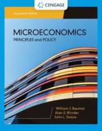 Microeconomics di William (New York University) Baumol edito da CENGAGE LEARNING