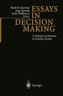 Essays In Decision Making edito da Springer Berlin Heidelberg