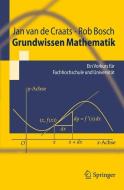 Grundwissen Mathematik di Jan van de Craats, Rob Bosch edito da Springer-Verlag GmbH