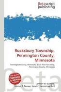 Rocksbury Township, Pennington County, Minnesota edito da Betascript Publishing