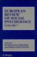 European Review of Social Psychology, Volume 7 di Wolfgang Stroebe edito da Wiley-Blackwell