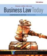 BUSINESS LAW TODAY COMPREHENSI di Roger Leroy Miller edito da SOUTH WESTERN EDUC PUB