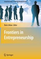 Frontiers in Entrepreneurship edito da Springer-Verlag GmbH