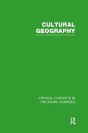 Cultural Geography edito da Taylor & Francis Ltd