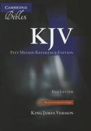 Kjv Pitt Minion Reference Bible, Black Goatskin Leather, Red-letter Text, Kj446:xr edito da Cambridge University Press