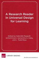 A Research Reader in Universal Design for Learning edito da Harvard Education Press