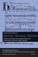 Minnesang - Spruchsang - Meisterlied di Johannes Rettelbach edito da Königshausen & Neumann