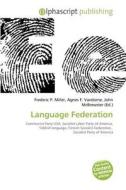 Language Federation edito da Alphascript Publishing