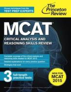 Mcat Verbal Reasoning Review di Princeton Review edito da Random House Usa Inc