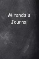 Miranda Personalized Name Journal Custom Name Gift Idea Miranda: (Notebook, Diary, Blank Book) di Distinctive Journals edito da Createspace Independent Publishing Platform