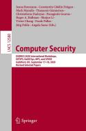 Computer Security edito da Springer International Publishing