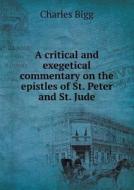 A Critical And Exegetical Commentary On The Epistles Of St. Peter And St. Jude di Charles Bigg edito da Book On Demand Ltd.
