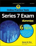 Series 7 Exam For Dummies di Steven M. Rice edito da John Wiley & Sons Inc