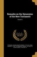 REMARKS ON THE SYNONYMS OF THE edito da WENTWORTH PR