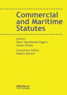 Commercial and Maritime Statutes di Peter MacDonald Eggers, Robert M. Merkin edito da Taylor & Francis Ltd