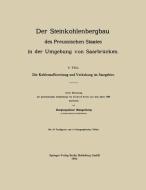 Der Steinkohlenbergbau des Preussischen Staates in der Umgebung von Saarbrücken di Na Mengelberg edito da Springer Berlin Heidelberg
