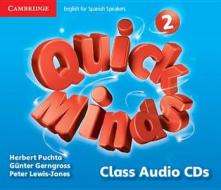 Quick Minds Level 2 Class Audio Cds Spanish Edition di Herbert Puchta, Gunter Gerngross, Peter Lewis-Jones edito da Cambridge University Press