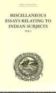 Miscellaneous Essays Relating To Indian Subjects di Brian Houghton Hodgson edito da Taylor & Francis Ltd