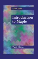 Introduction to Maple di Andre Heck edito da Springer New York