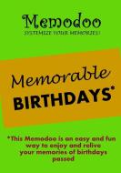 Memodoo Memorable Birthdays di Memodoo edito da Confetti Publishing