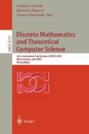 Discrete Mathematics and Theoretical Computer Science edito da Springer Berlin Heidelberg