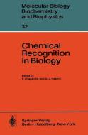 Chemical Recognition in Biology edito da Springer Berlin Heidelberg