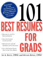 101 Best Resumes for Grads di Jay Block edito da McGraw-Hill Education - Europe
