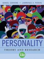 Personality: Theory and Research di Cervone, Lawrence A. Pervin, Daniel Cervone edito da Wiley