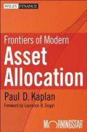 Asset Allocation di Kaplan edito da John Wiley & Sons