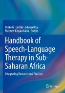 Handbook of Speech-Language Therapy in Sub-Saharan Africa edito da Springer International Publishing