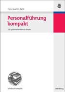 Personalf Hrung Kompakt di Horst-Joachim Rahn edito da Walter De Gruyter