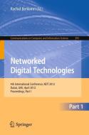 Networked Digital Technologies edito da Springer-Verlag GmbH
