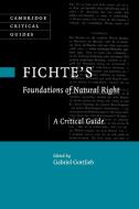 Fichte's Foundations of Natural Right edito da Cambridge University Press