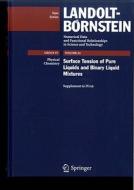 Surface Tension Of Pure Liquids And Binary Liquid Mixtures di Christian Wohlfarth edito da Springer-verlag Berlin And Heidelberg Gmbh & Co. Kg
