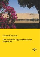 Drei aramäische Papyrusurkunden aus Elephantine di Eduard Sachau edito da Vero Verlag